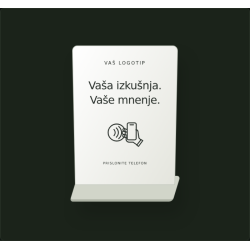 Stojalo za ocene na Googlu — oblikovni predlog